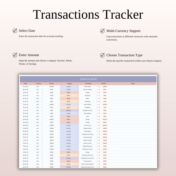 80/10/10 Budget Spreadsheet Template | Excel & Google Sheets - SpreadsheetsHub