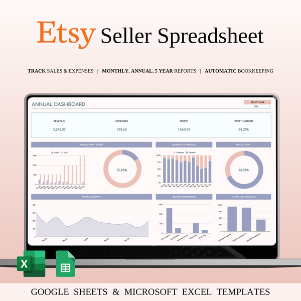 Service Business Bundle - SpreadsheetsHub