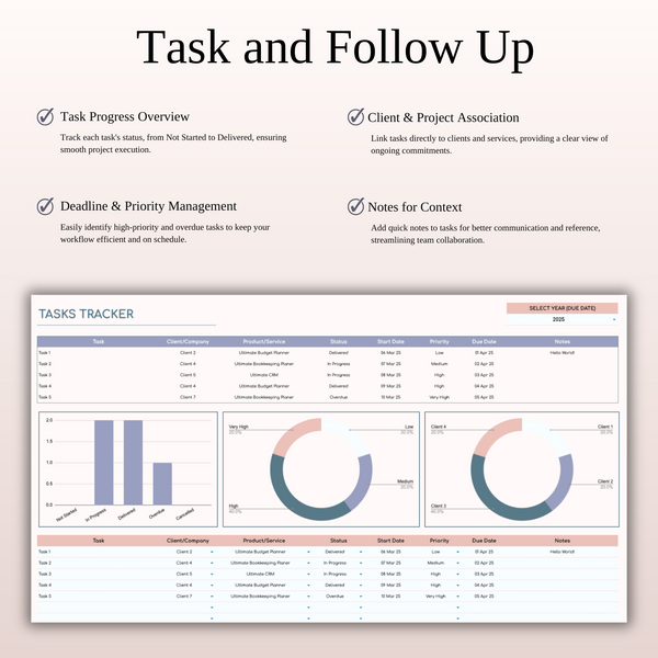 CRM Template for Excel and Google Sheets - SpreadsheetsHub