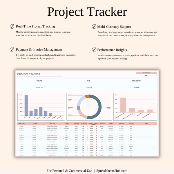 PLR - CRM Template for Excel and Google Sheets - SpreadsheetsHub