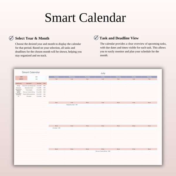 Assignment Tracker Spreadsheet Template for Google Sheets & Excel - SpreadsheetsHub
