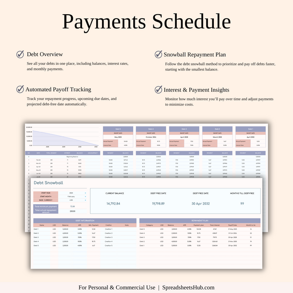 PLR - Ultimate Monthly Budget Spreadsheet - SpreadsheetsHub