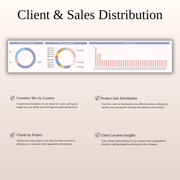 Client Tracker Spreadsheet Template in Excel and Google Sheets - SpreadsheetsHub