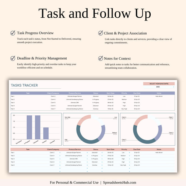 PLR - CRM Template for Excel and Google Sheets - SpreadsheetsHub