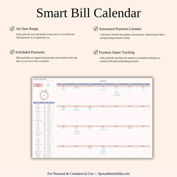 PLR - Ultimate Monthly Budget Spreadsheet - SpreadsheetsHub