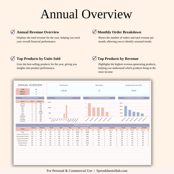 PLR - Order Tracker - SpreadsheetsHub