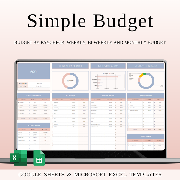 Premium Personal Finance Planners - SpreadsheetsHub