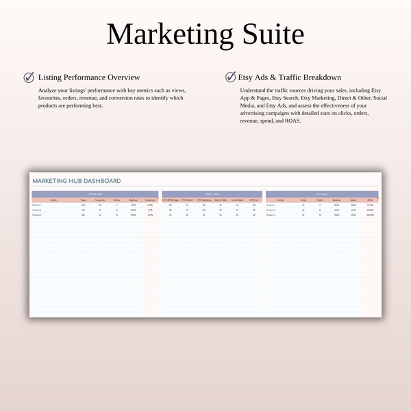 Etsy Seller Automatic Bookkeeping in Excel & Google Sheets - SpreadsheetsHub