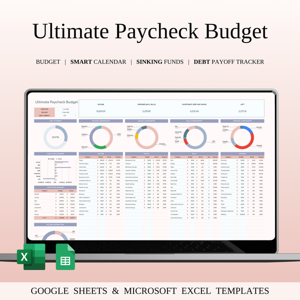 Ultimate Family Organizer Bundle - SpreadsheetsHub