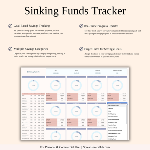 PLR - Annual Paycheck Budget - SpreadsheetsHub