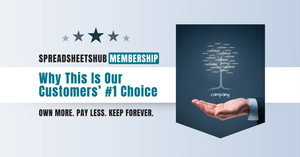 SpreadsheetsHub Membership — Own 5 Premium Templates Today, Pay Monthly, Keep Forever