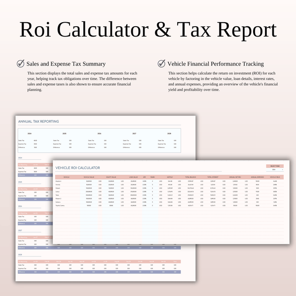 Vehicle Rental Management & Booking Tracker Spreadsheet Template Excel & Google Sheets - SpreadsheetsHub