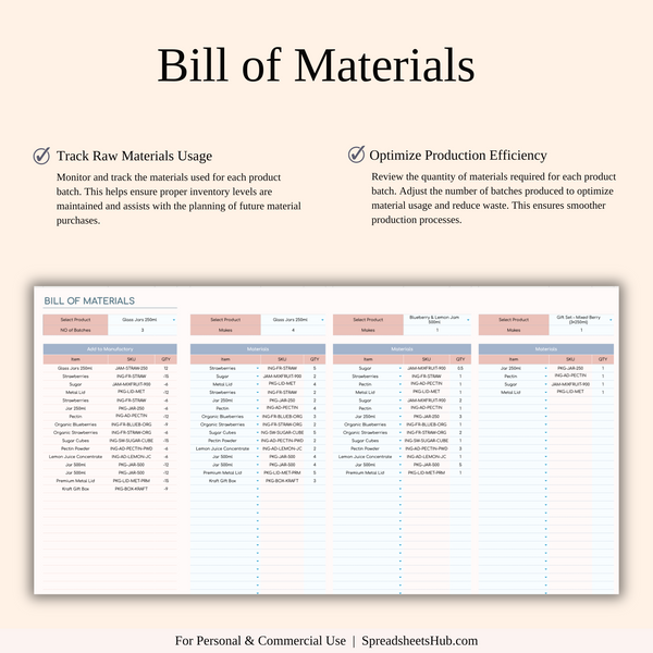 PLR - Inventory Tracker - SpreadsheetsHub