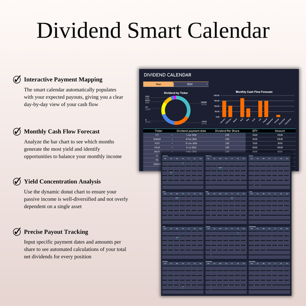 Retirement Portfolio Tracker | Dark Mode - SpreadsheetsHub