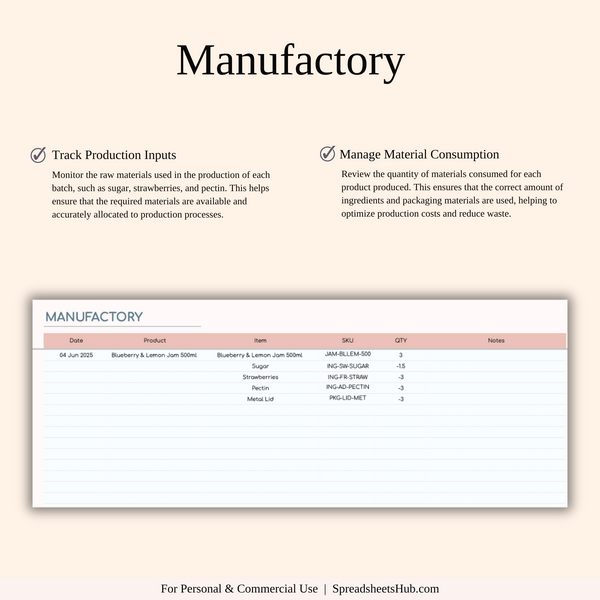 PLR - Inventory Tracker - SpreadsheetsHub