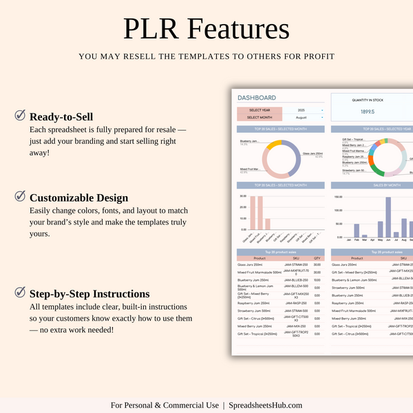 PLR - Inventory Tracker - SpreadsheetsHub