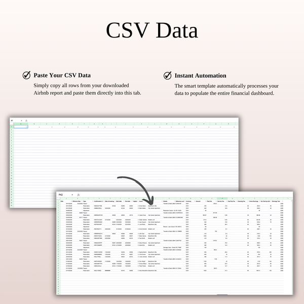Ultimate Airbnb Host CSV Tracker: Excel & Google Sheets Template for Income and Expenses - SpreadsheetsHub