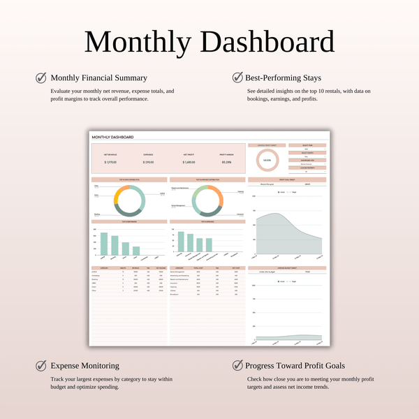 Rental Property Management Spreadsheet Template | Excel & Google Sheets (Elegant Theme) - SpreadsheetsHub