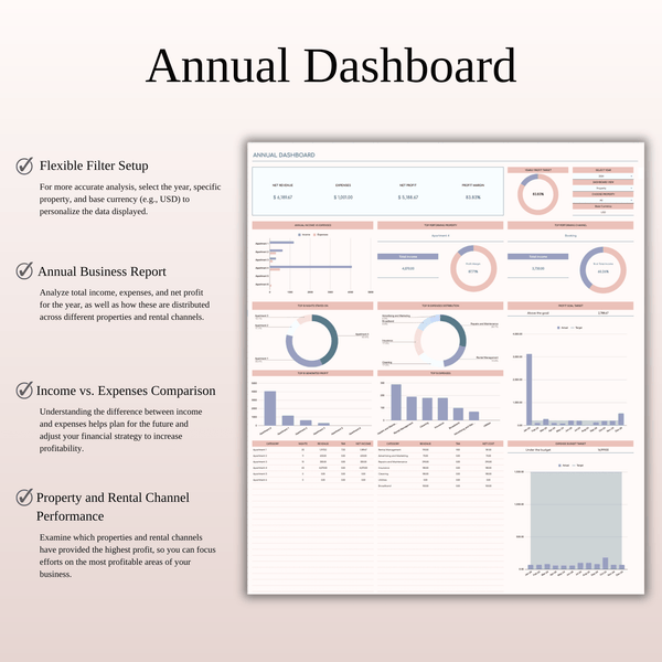 Airbnb Income and Expense Spreadsheet for Hosts & Property Managers in Excel & Google Sheets - SpreadsheetsHub