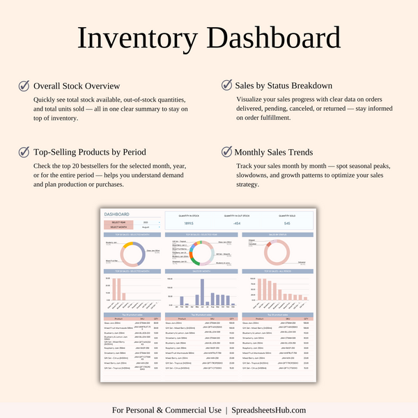 PLR - Inventory Tracker - SpreadsheetsHub