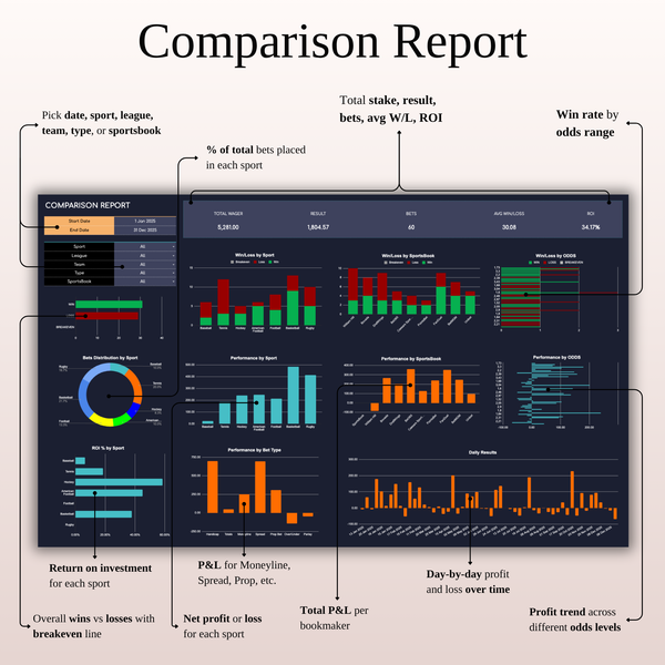Bet Type Report - Annual Report - Sports Betting Journal (Dark Mode) 