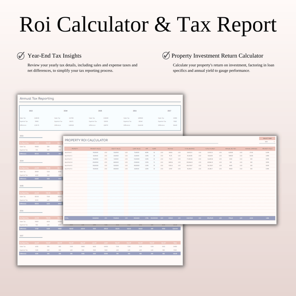 Zillow Income & Expense Spreadsheet for Hosts & Property Managers for Excel & Google Sheets - SpreadsheetsHub