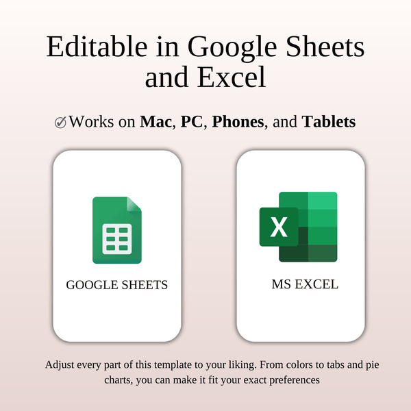 Debt Snowball Tracker Template Excel & Google Sheets (Rainbow Theme) - SpreadsheetsHub