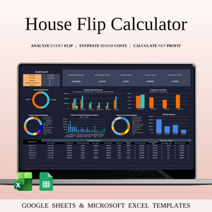 House Flipping Calculator - SpreadsheetsHub