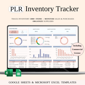 PLR - Inventory Tracker - SpreadsheetsHub