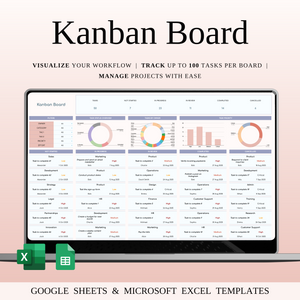 Kanban Board Spreadsheet Template - SpreadsheetsHub