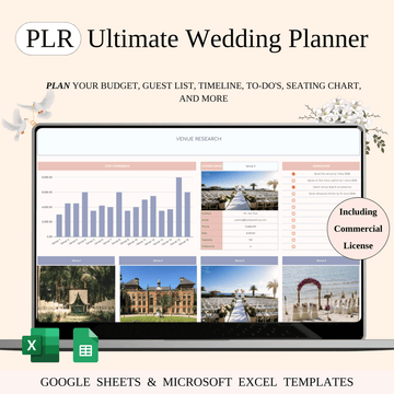 PLR Spreadsheets – Ready-to-Sell Templates (Excel and Google Sheets)