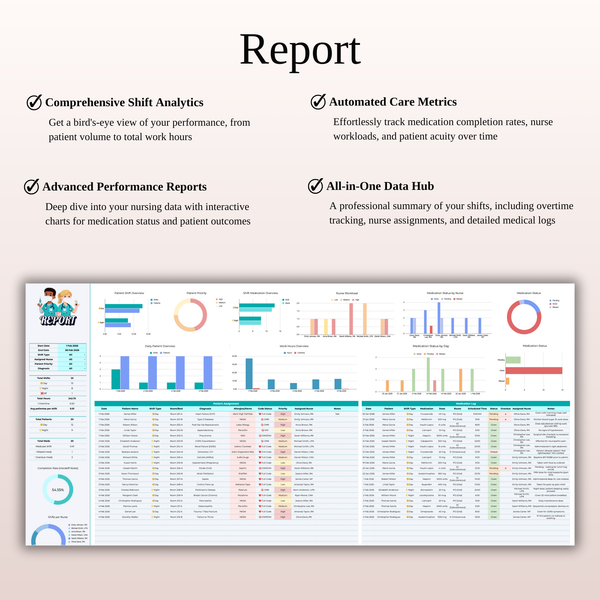 Report Nurse Shift Tracker
