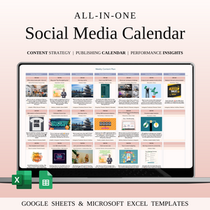 Social Media Content Planner for Google Sheets & Excel - SpreadsheetsHub