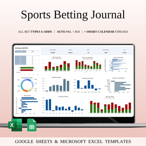 Sports Betting Journal | SpreadsheetsHub