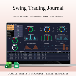 Swing Trading Journal - SpreadsheetsHub