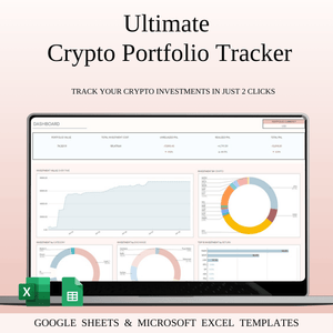 Cryptocurrency Investment Portfolio Tracker Spreadsheet for Excel & Google Sheets - SpreadsheetsHub