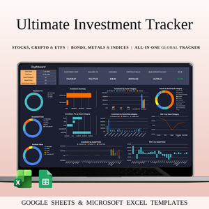 Investment Portfolio Tracker - SpreadsheetsHub