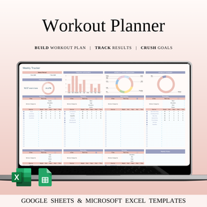Ultimate Workout Planner Template | SpreadsheetsHub